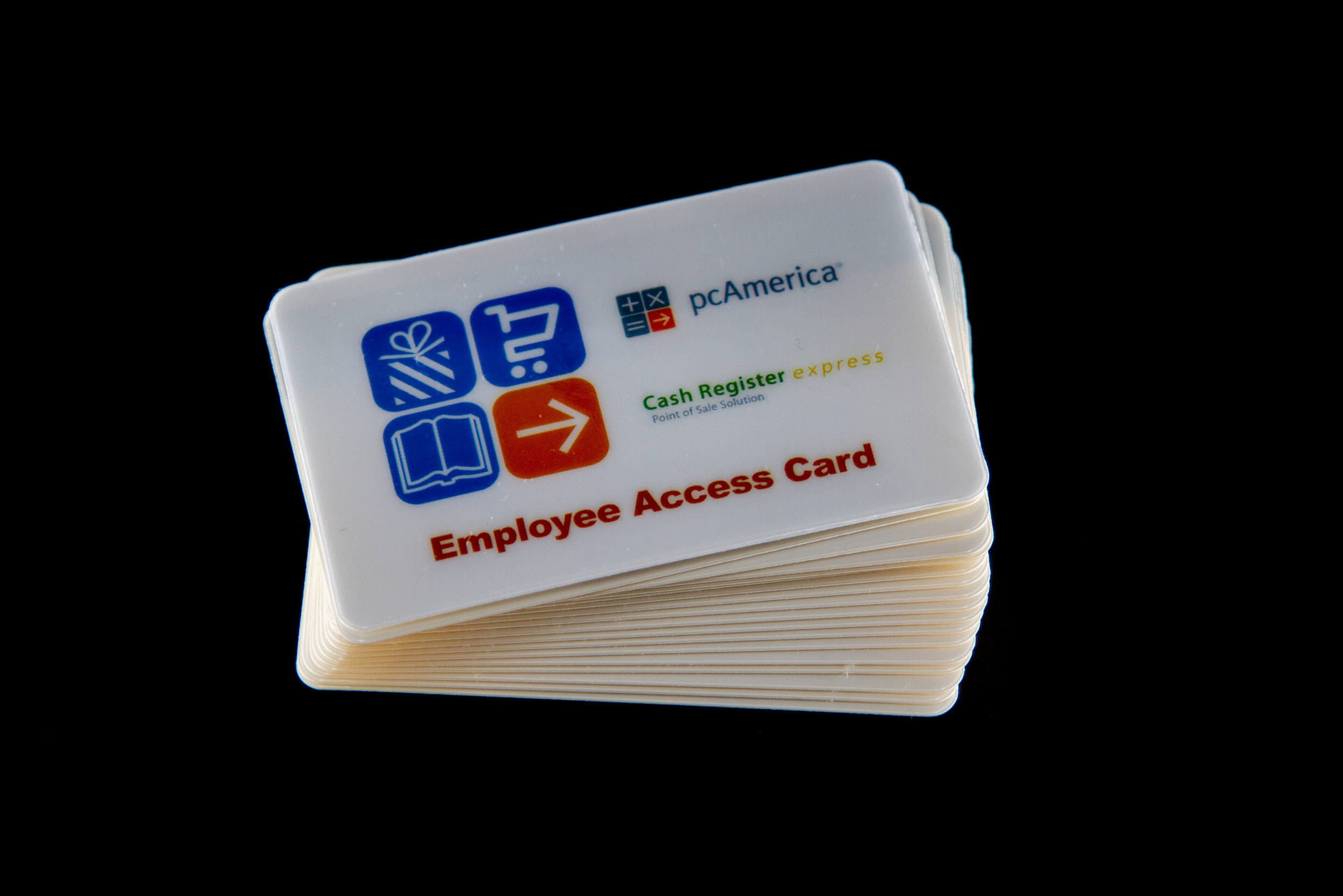 pcAmerica Employee Access Magnetic Swipe Cards (50 Pack) High Quality - NEW